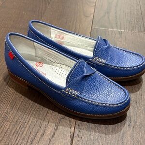 Marc Joseph Vibrant Blue Penny Loafers